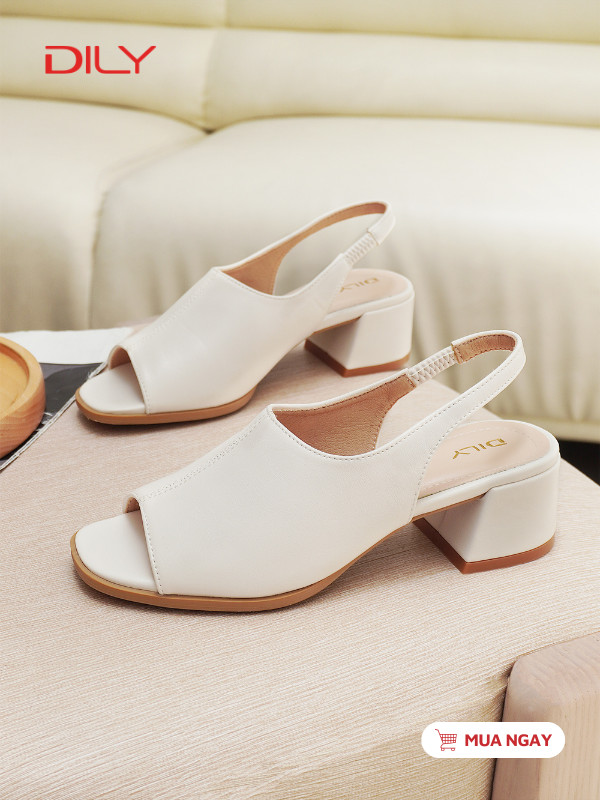 Dép quai hậu quai bản lớn tôn chân AA0455 - DILY