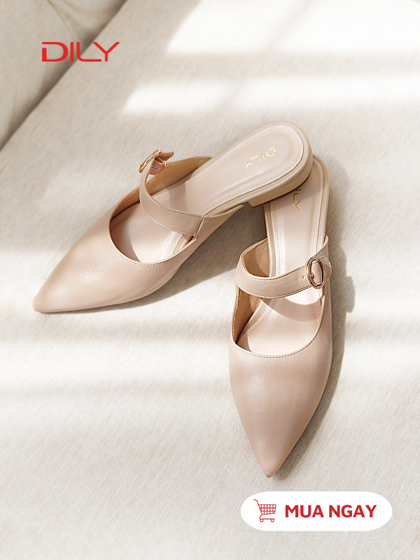 Guốc sục mũi nhọn thanh lịch AA0426 - DILY