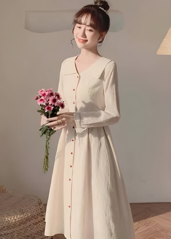 Đầm sơ mi - Item thanh lịch, đa dụng nàng công sở không thể thiếu