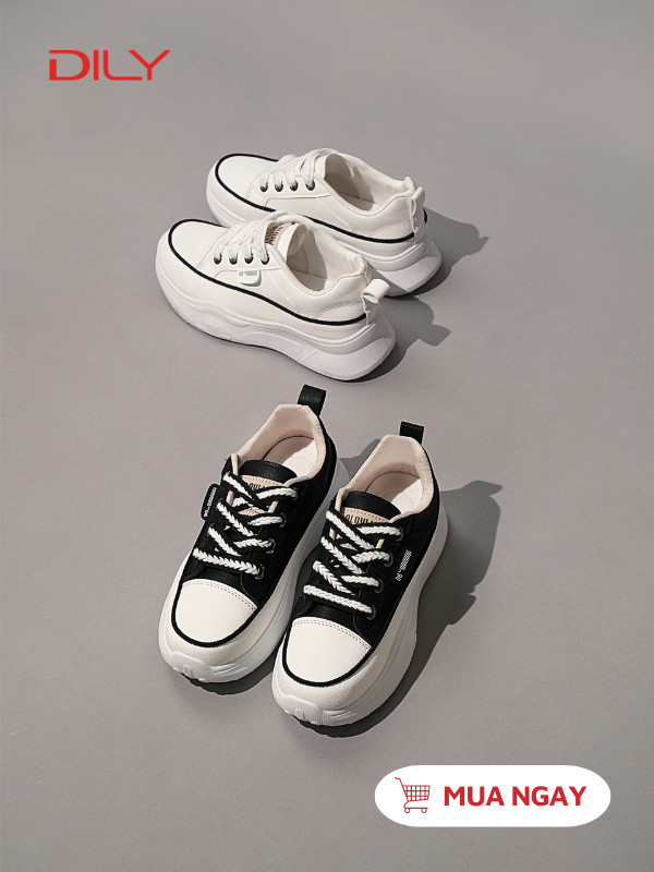 Sneaker đế độn tôn dáng AG0140 - DILY
