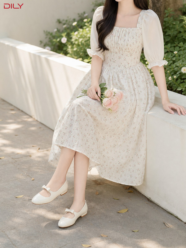 Phối đầm babydoll