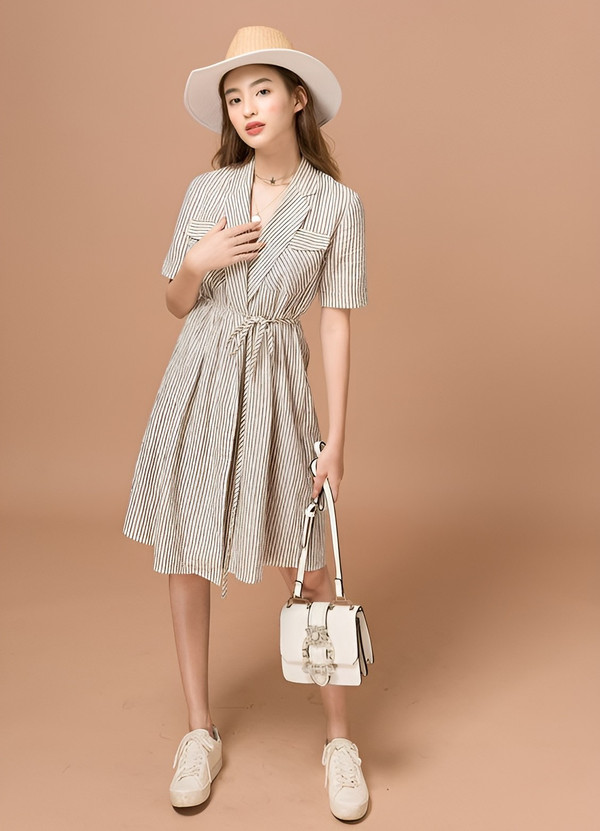 Đầm sơ mi - Item thanh lịch, đa dụng nàng công sở không thể thiếu