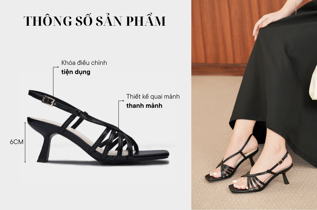 Sandal Cao Gót DL0582