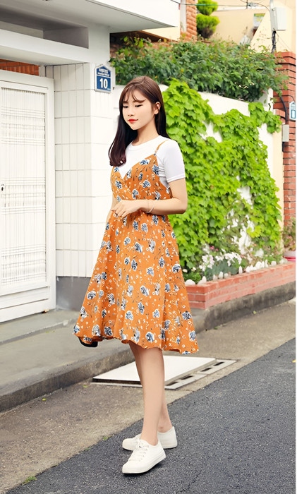 Mix match với áo thun trắng để có outfit siêu xinh cho nàng