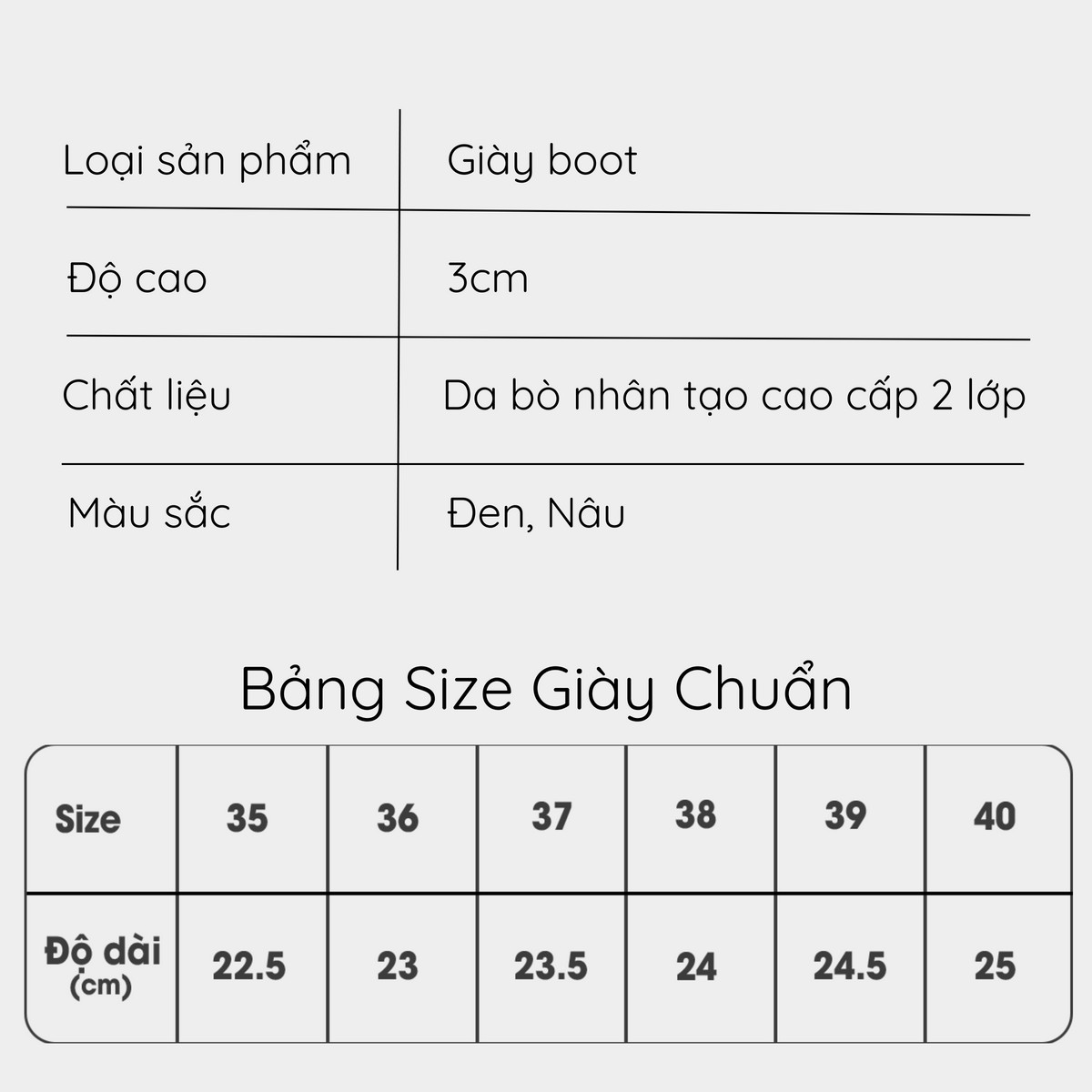 Boot Cổ Thấp AG0130