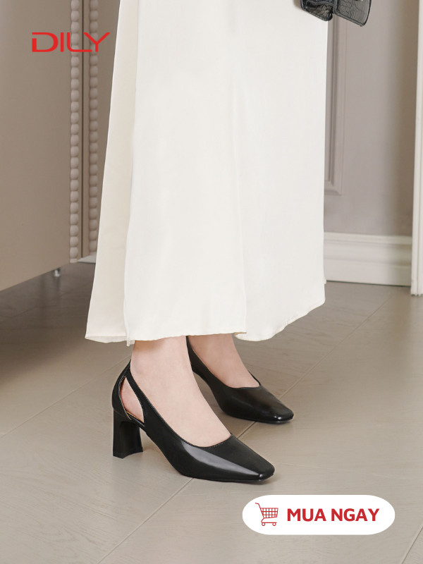 Giày cao gót công sở cut-out thời thượng AA0457 - DILY
