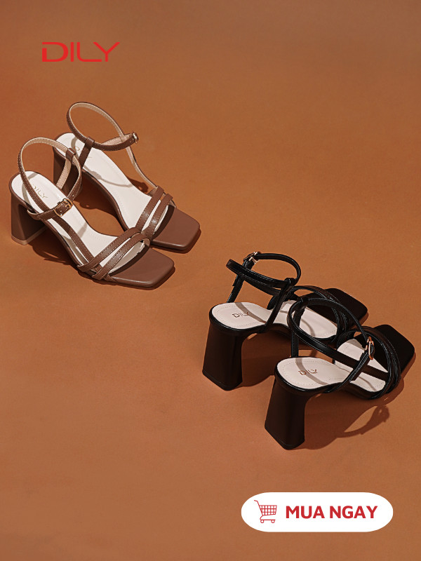 Sandal cao gót quai mảnh thanh lịch AA0514 - DILY