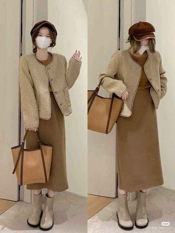 Cách mix đồ mùa đông phong cách Hàn Quốc nữ đẹp chuẩn