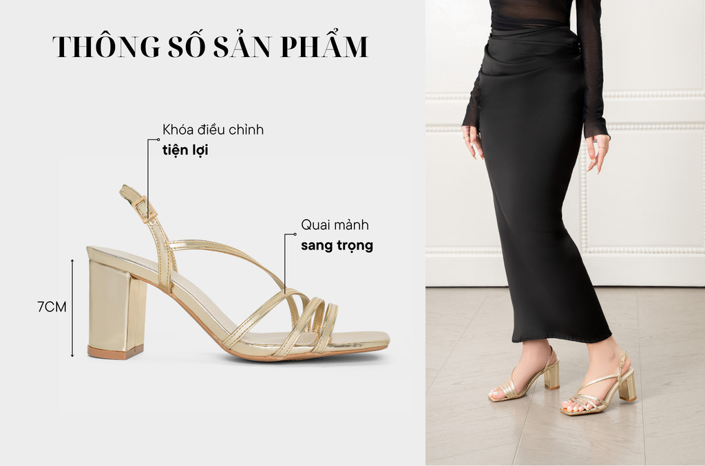 Sandal Cao Gót DL0686