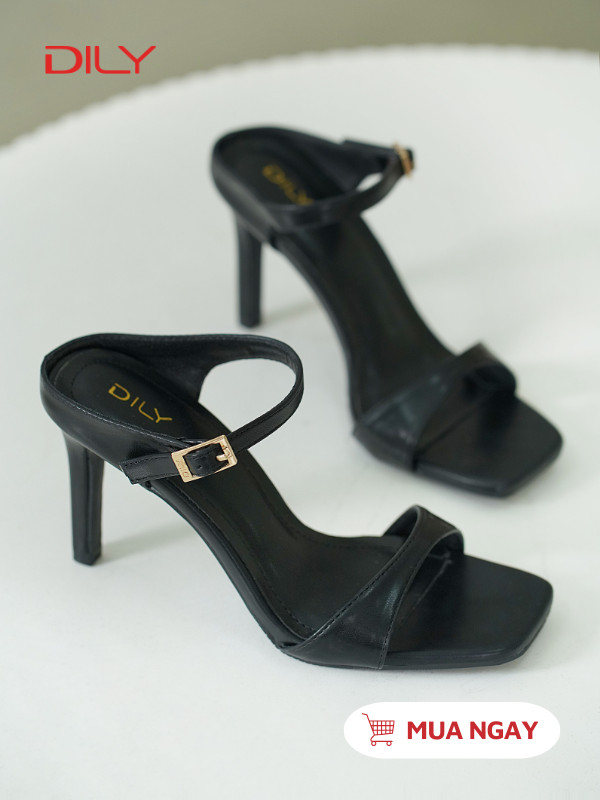 Guốc mũi vuông quai mảnh thanh lịch AA0420 - DILY
