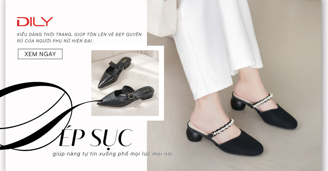 5 mẫu dép sục nữ giúp nàng tự tin xuống phố mọi lúc mọi nơi