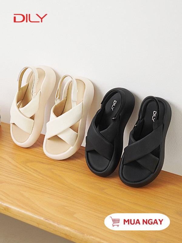 Dép bánh mì có quai hậu trẻ siêu êm AG0163 - DILY