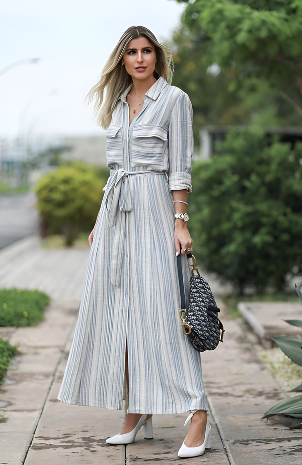 Đầm sơ mi - Item thanh lịch, đa dụng nàng công sở không thể thiếu