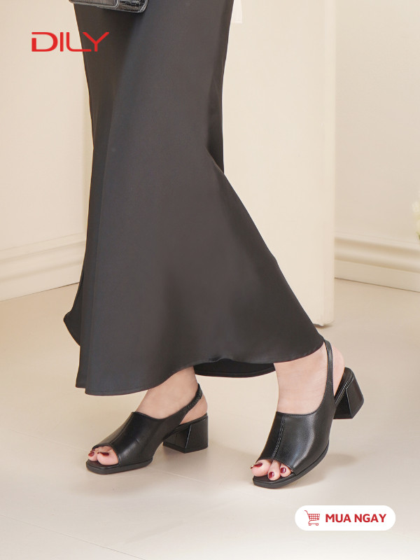 Sandal quai bản lớn tôn chân thanh lịch AA0455 - DILY
