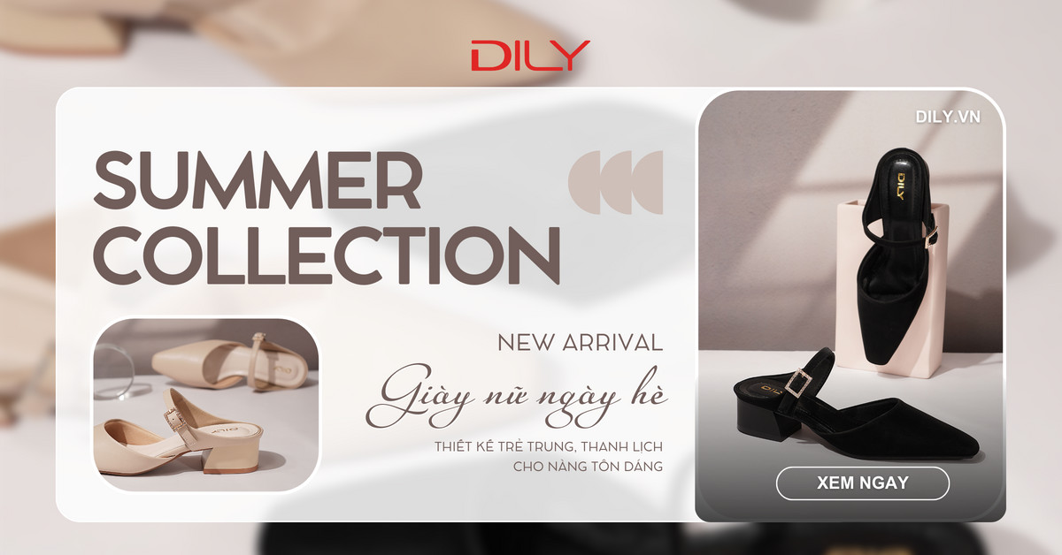 Đón hè tươi mới với BST giày nữ mùa hè cực xinh cùng DILY
