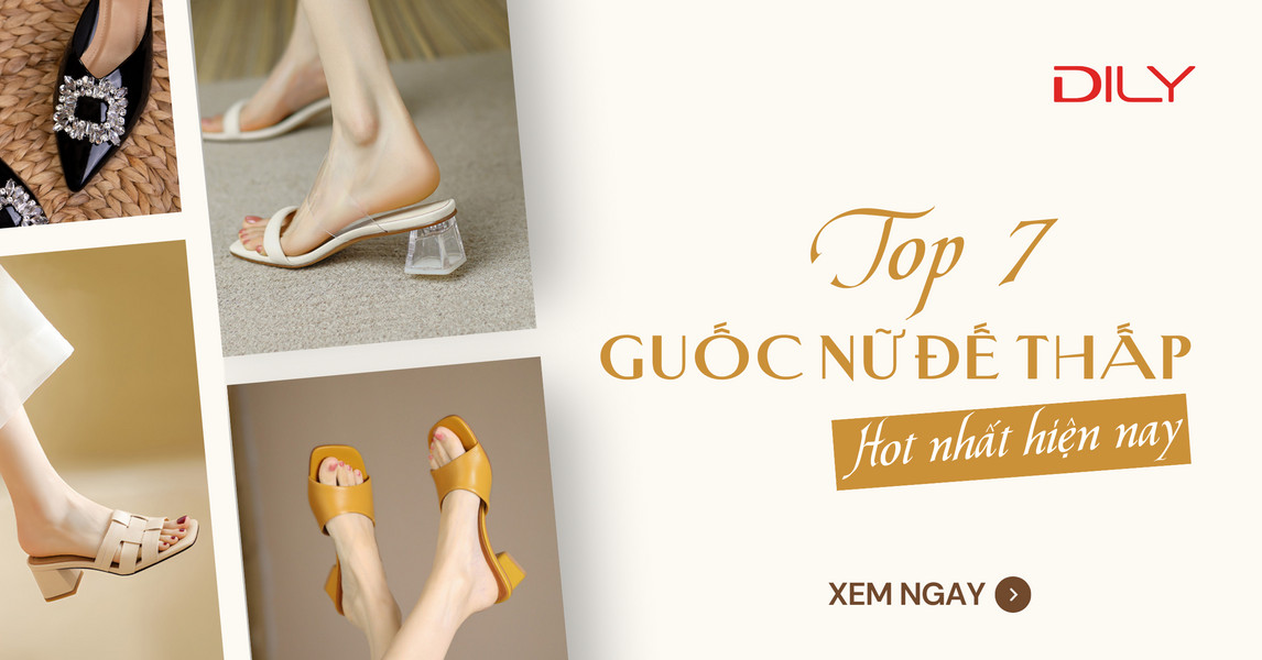 Xinh đẹp, tiện dụng với 7 mẫu guốc nữ đế thấp hot nhất hiện nay