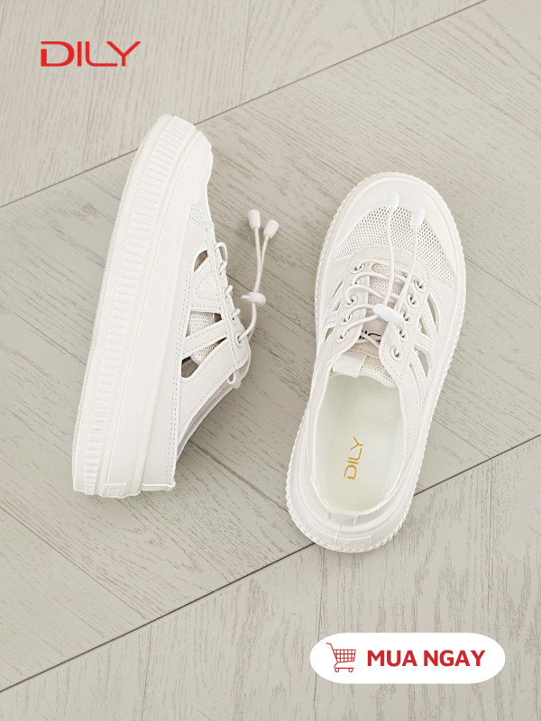 Giày sneaker mules phối màu trẻ trung AG0178 - DILY