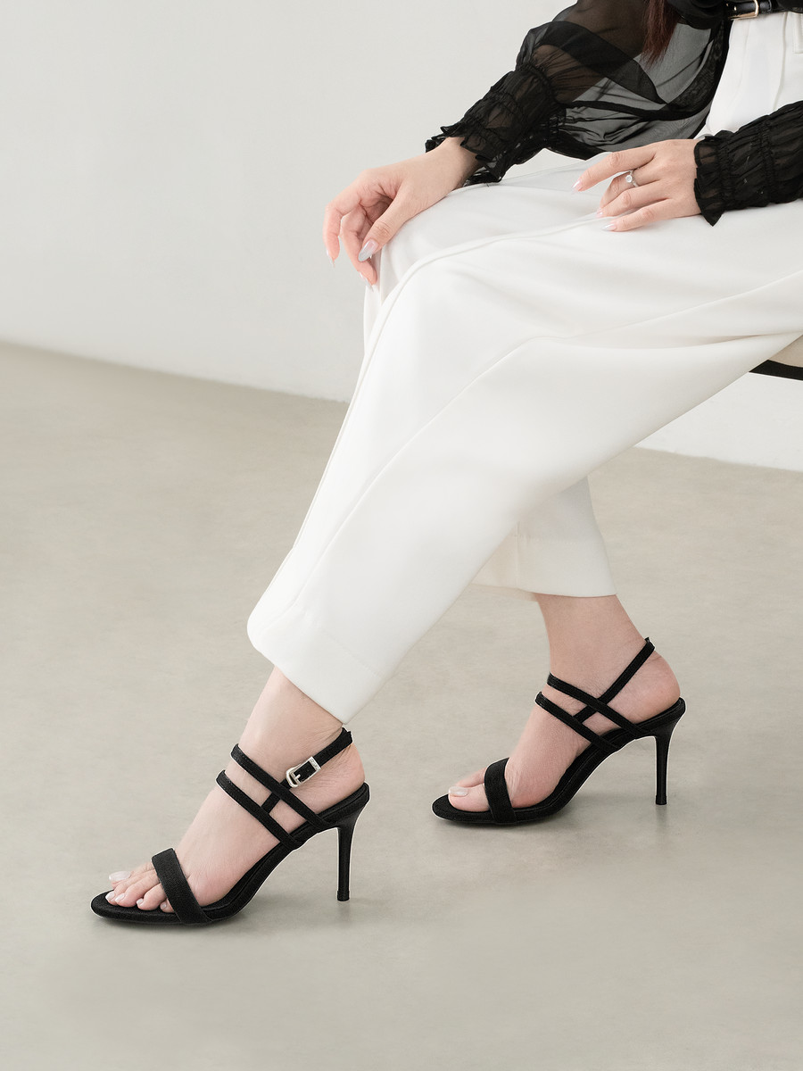 Sandal Cao Gót DL0572 Đen