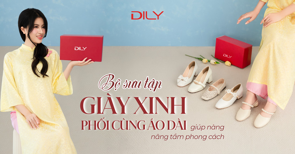Update ngay 5 mẫu giày mặc áo dài đẹp, duyên dáng đón Tết 2026