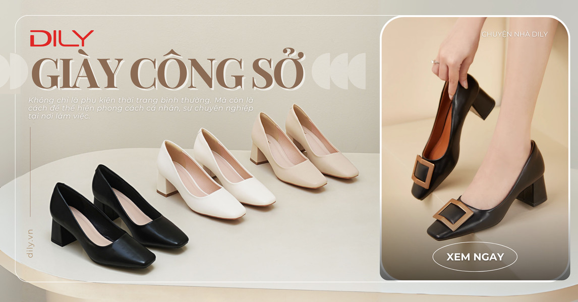 6 mẫu giày nữ công sở đẹp, êm chân và tôn dáng