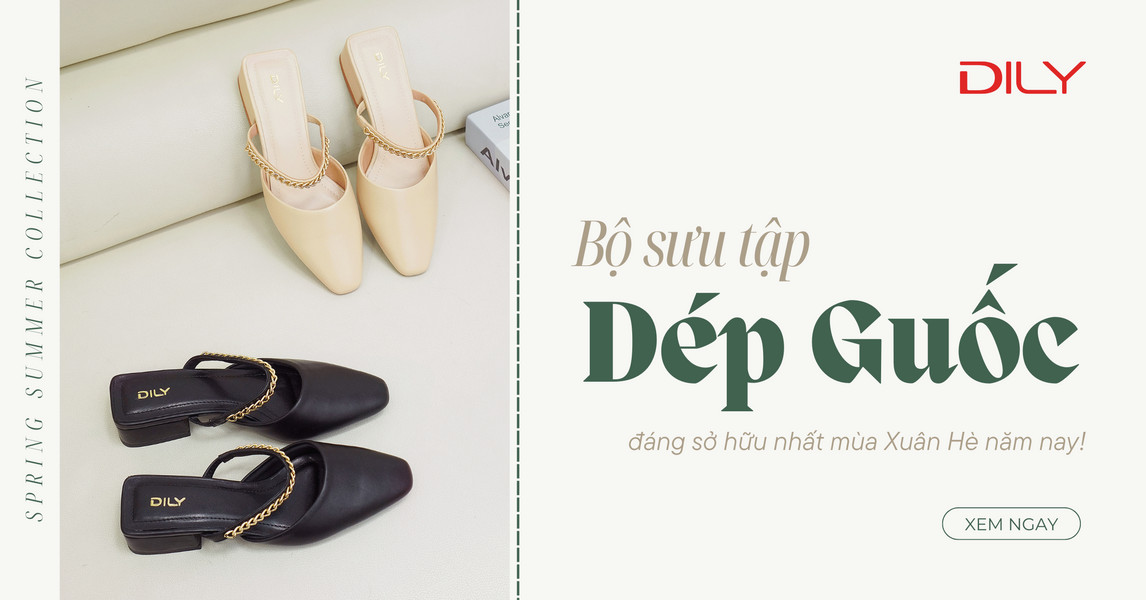 8 mẫu dép guốc đáng sở hữu nhất mùa Xuân Hè 2025 tại DILY