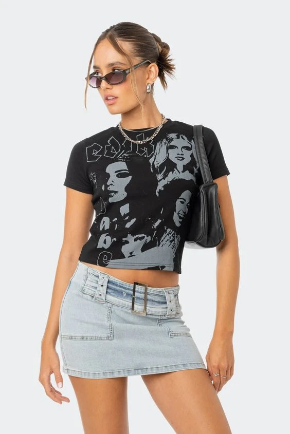 Baby tee - Mẫu áo trendy đánh dấu sự quay lại của style Y2K