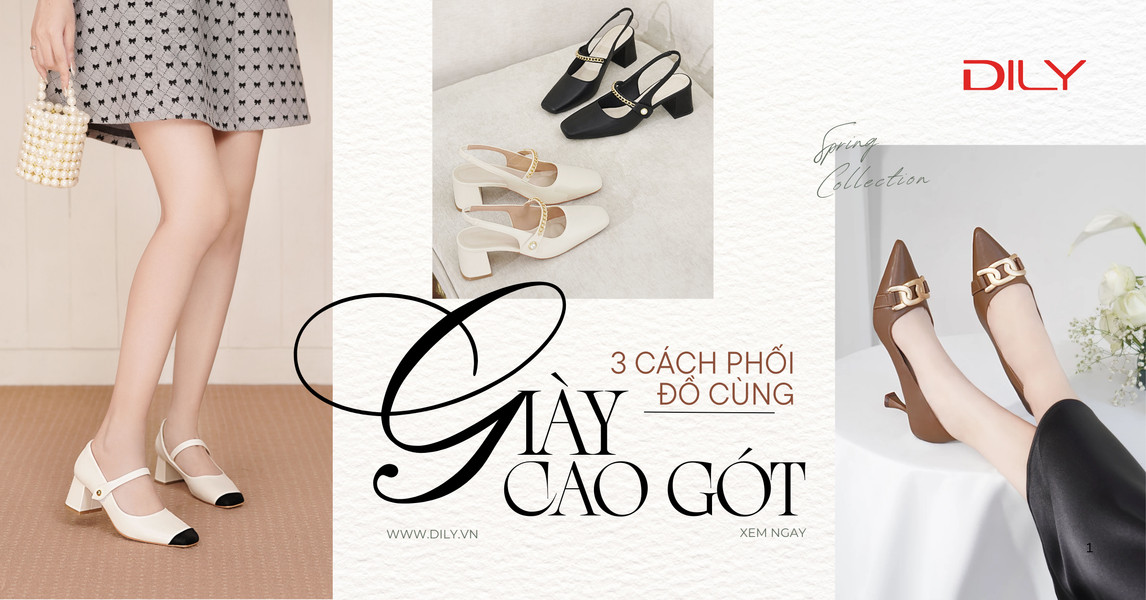 3 cách phối đồ cùng giày cao gót giúp nàng thăng hạng phong cách
