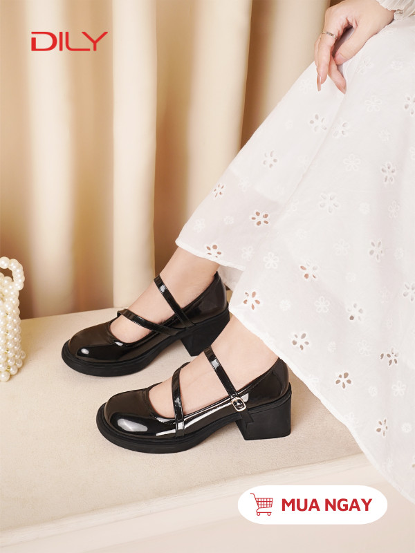 Giày Mary Jane hot trend, mũi tròn trẻ trung AG0128 - DILY