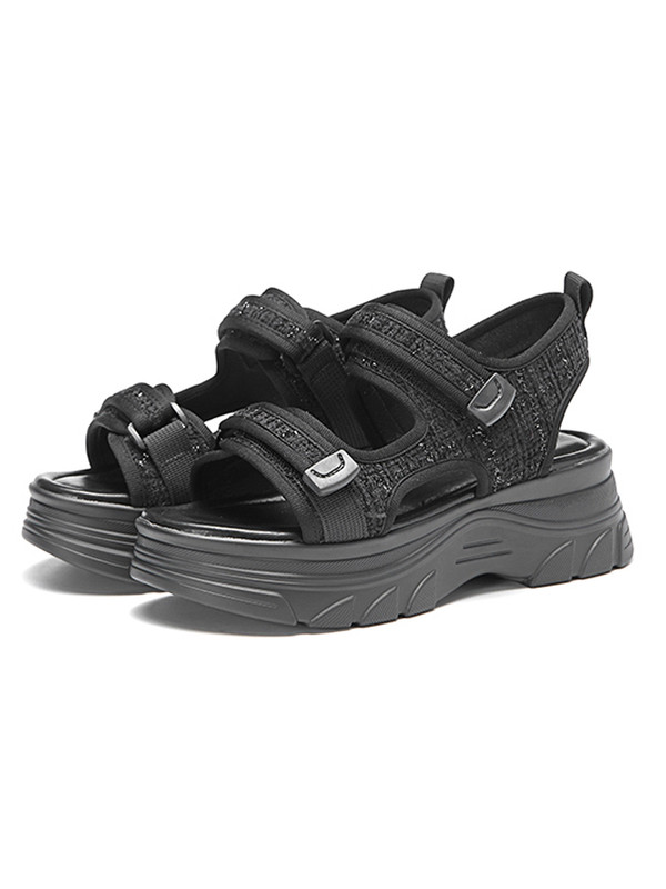 Sandal đế độn AG0051 Đen