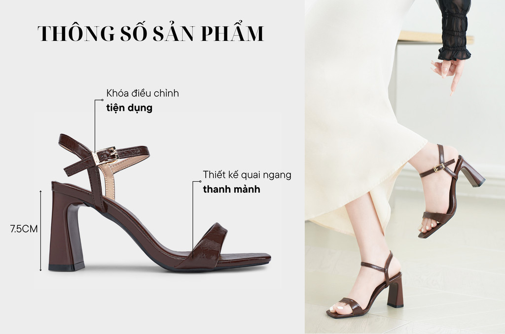 Sandal Cao Gót DL0599