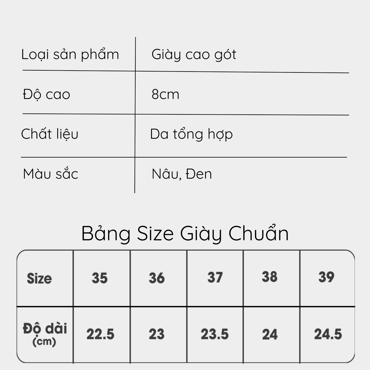 Giày cao gót AA0370