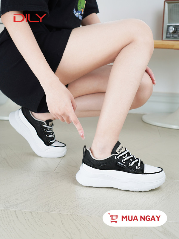 Giày sneaker đế cao tôn dáng AG0140 - DILY