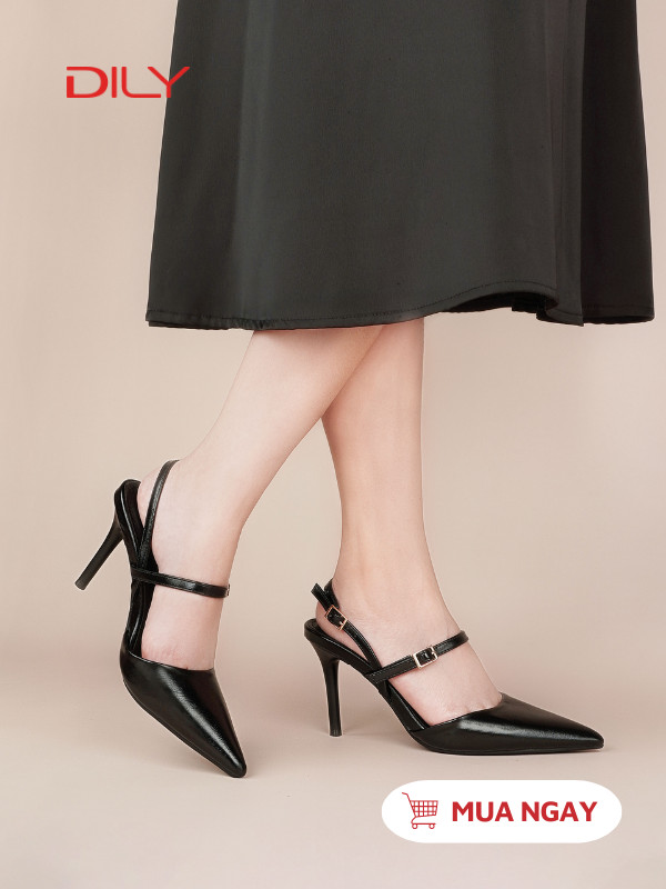 Giày slingback cao gót sang trọng DL0516 - DILY