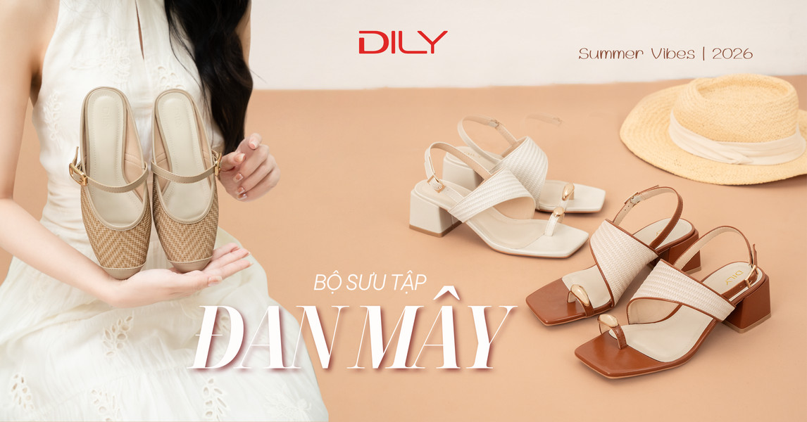 Unlock mùa hè cùng DILY với bộ sưu tập giày họa tiết Đan Mây