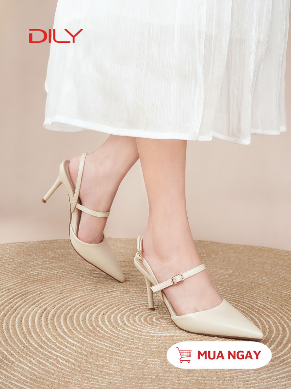 Giày slingback cao gót sang trọng DL0516 - DILY