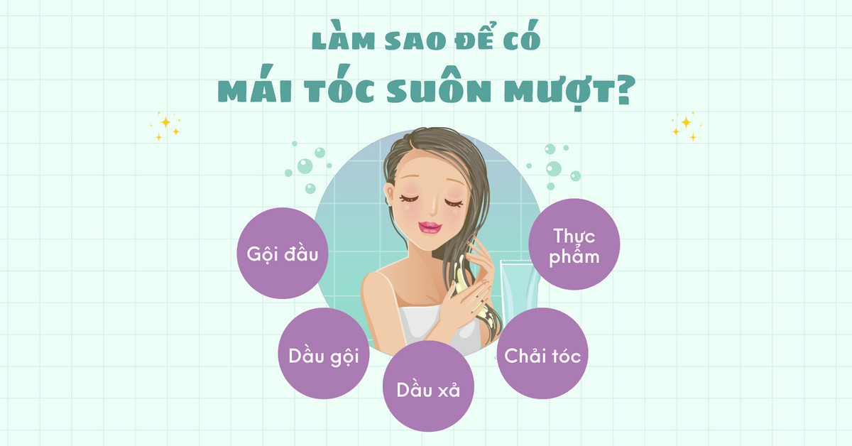 Bí kíp chăm sóc tóc suôn mượt đơn giản tại nhà