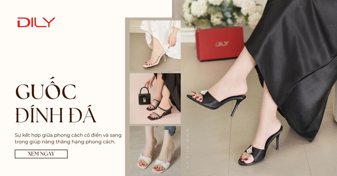 Tâm điểm thu hút ánh nhìn cùng 5 mẫu guốc đính đá sang trọng