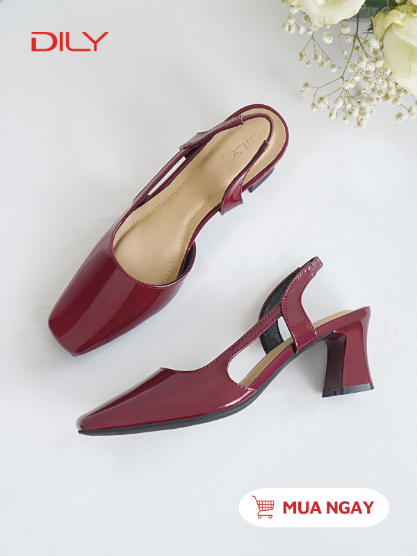 Giày cao gót slingback thiết kế cut-out thời thượng DL0544 - DILY
