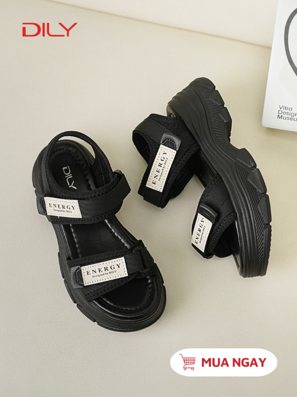 Sandal đế độn quai ngang cá tính AG0160 - DILY