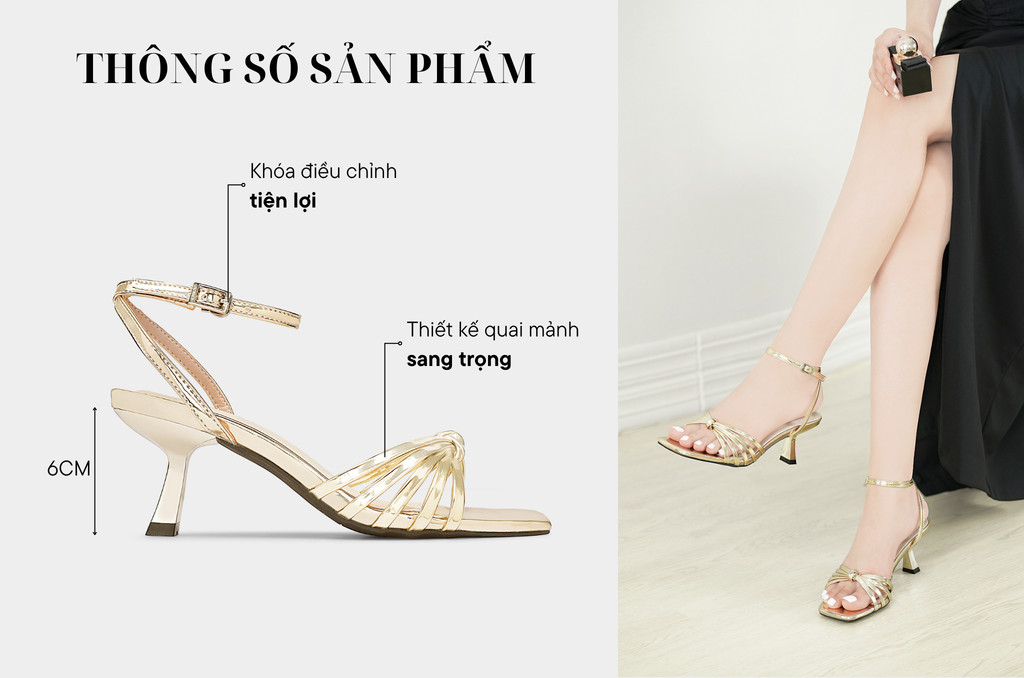 Sandal Cao Gót DL0584