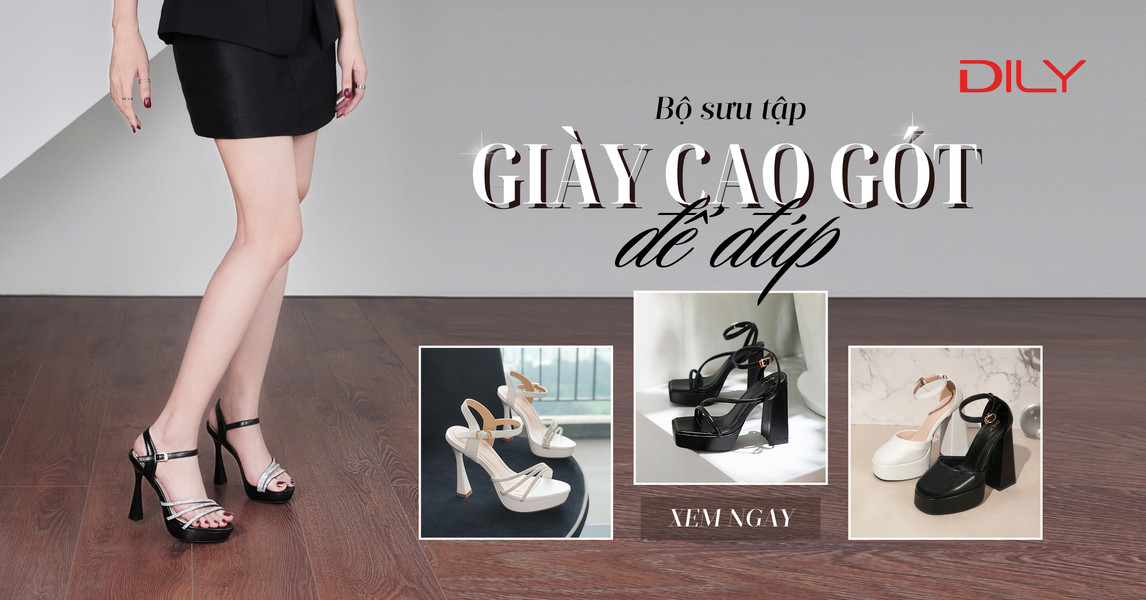 5 mẫu giày cao gót đế đúp giúp nàng tự tin khoe dáng xuống phố