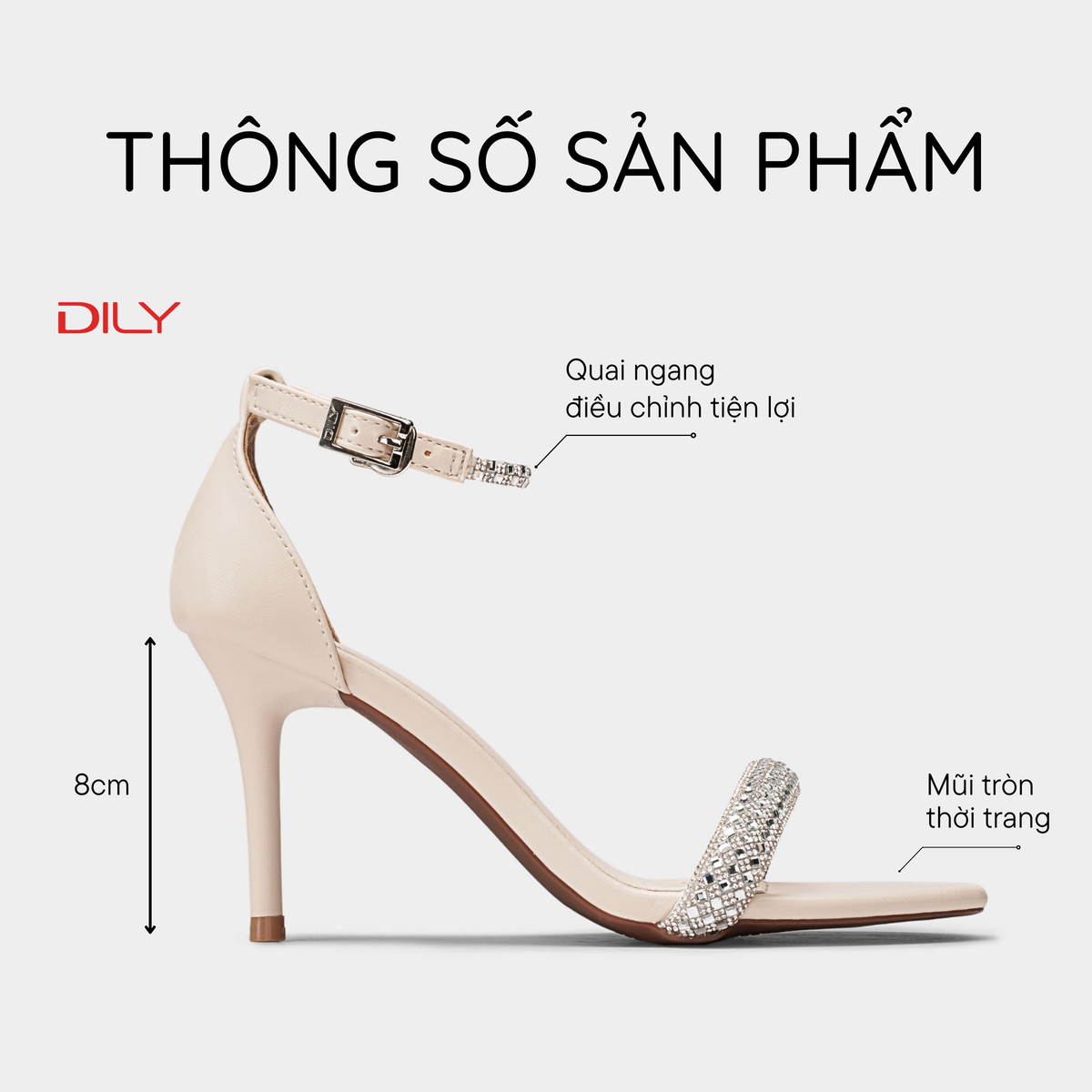 Sandal Cao Gót DL0571