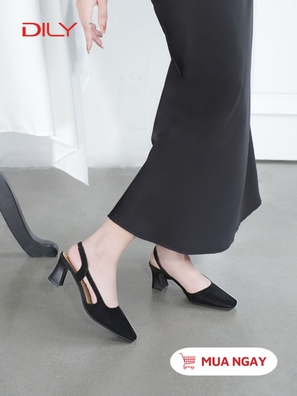 Giày slingback thiết kế cut-out thời thượng DL0544 - DILY
