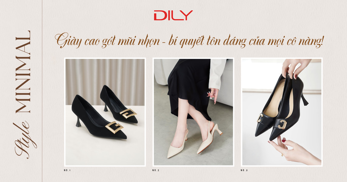 Giày cao gót - Khi Minimal Style trở thành tuyên ngôn thời trang