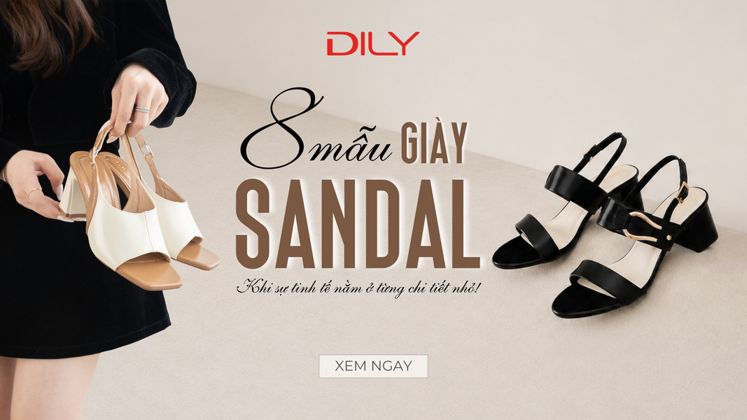 8 mẫu sandal cao gót thanh lịch, tinh tế trong từng chi tiết