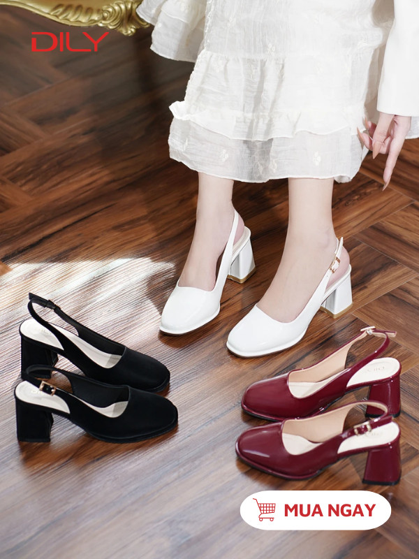 Khám phá 5 mẫu giày slingback DILY mới nhất cho quý cô hiện đại