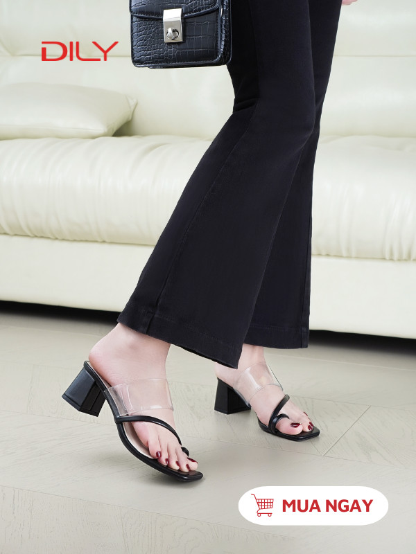 Guốc xỏ ngón quai trong thanh lịch AA0513 - DILY