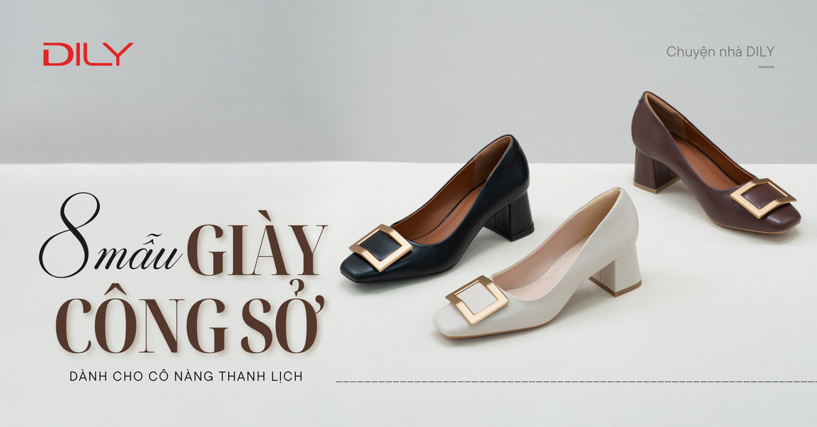 8 mẫu giày công sở nữ thanh lịch bán chạy trong BST DILY