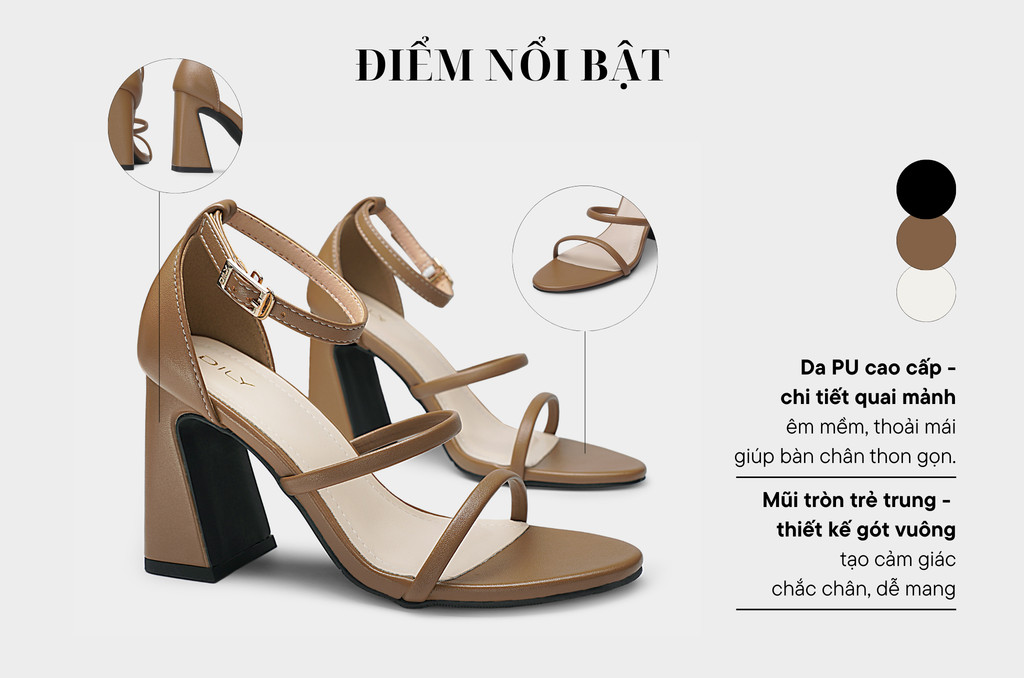 Sandal Cao Gót DL0581