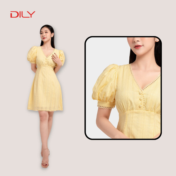 Đầm công sở dáng chữ A - Mã SP: AB0313